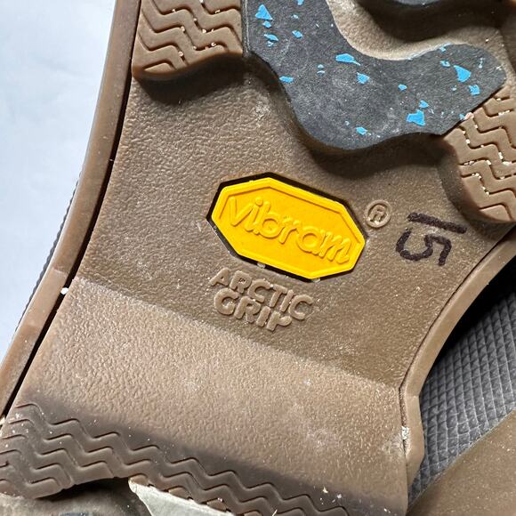 Sperry Men's Cold Bay Duck Boots Tan Leather Waterproof Insulated Vibram Sole 8 - Picture 10 of 11